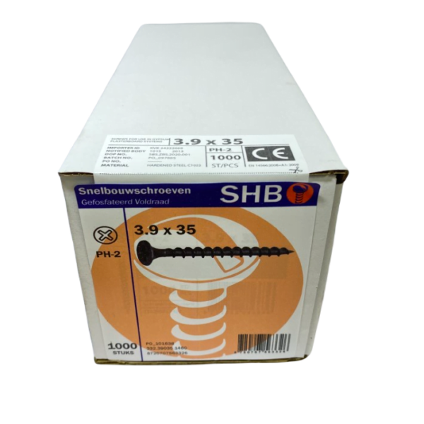 SHB-Gipsplaatschroeven-grove-draad-3.9×35-mm-PH-2-1000st