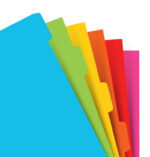 Filofax-organizer-personal-felgekleurde-tabbladen