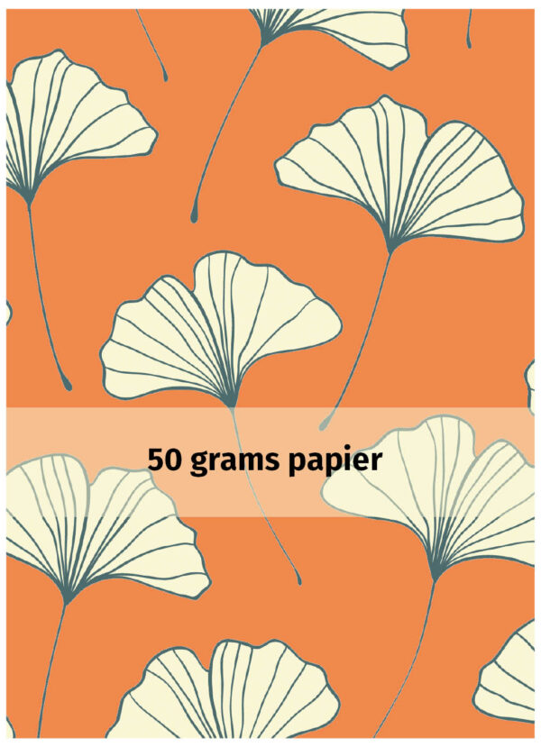 Happybook-relatiegeschenken-promotie-custom-made-notitieboek-planner-agenda-notities-blaadjes-oranje-50gr