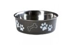 Hondenvoerbak-Inox-Bella-Zwart