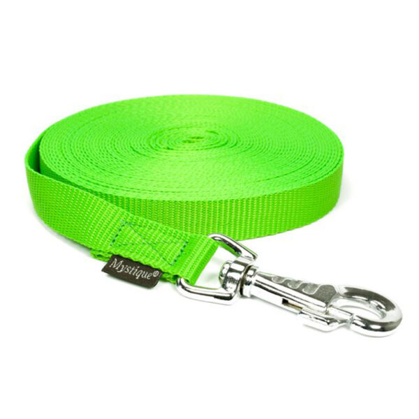 Nylon-Tracking-Leash-Neon-Groen