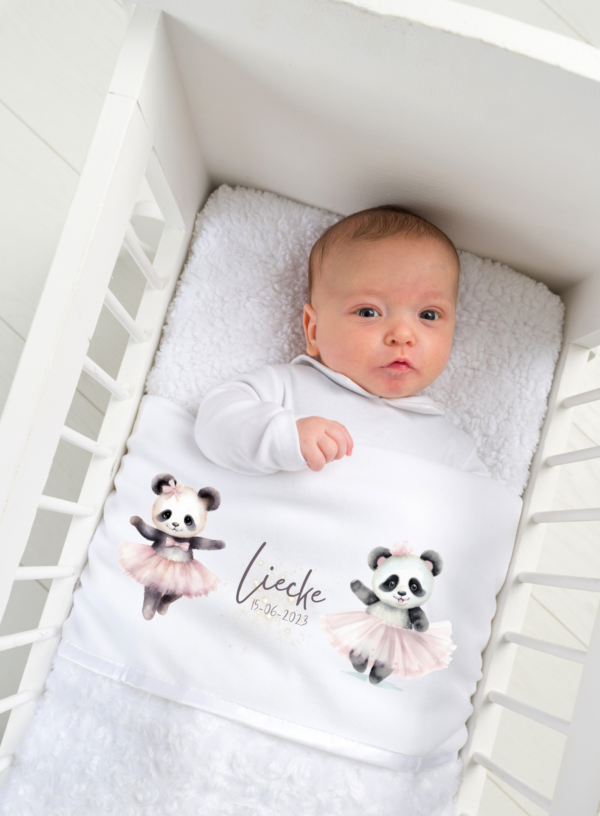 Baby-deken-panda