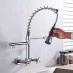 Chroom-Horeca-keukenkraan-dubbel-draaibare-Uitloop-wand-gemonteerd-1-650x650