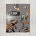 Dinosaurus-deken-met-naam