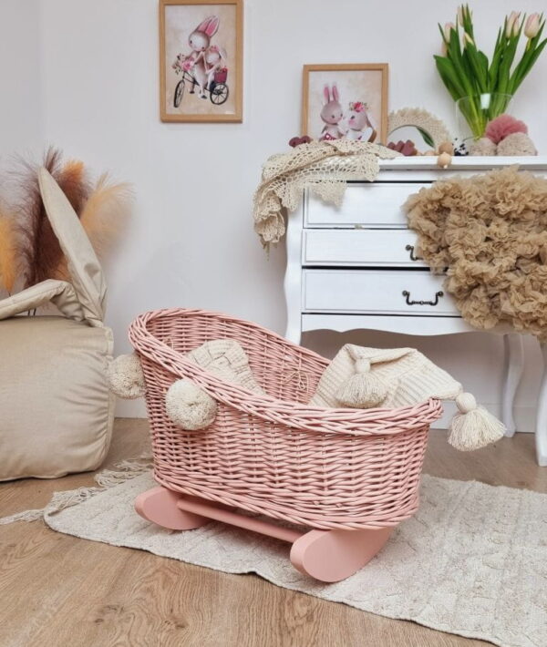 Roze-poppenwieg