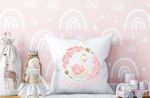 Sierkussen-babykamer