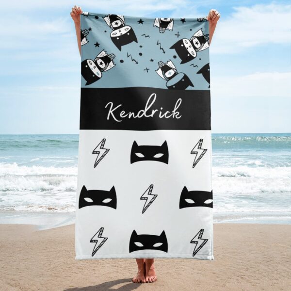 Strandlaken-kind-met-naam