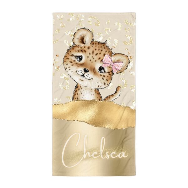 Strandlaken-leopard