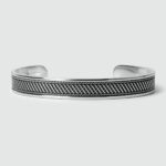 Voorkant_Kaliq_Cuff_Zilver_Armband_Mannen