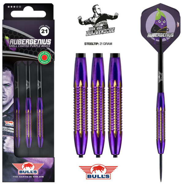 bulls-aubergenius-dirk-van-duijvenbode-brass-dartpijlen-dartshop-zaanstad