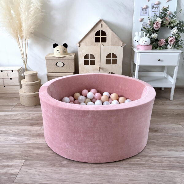 set-ballpit40x90-Velvet-Pink-white-pearl-powder-pink-metallic-beige